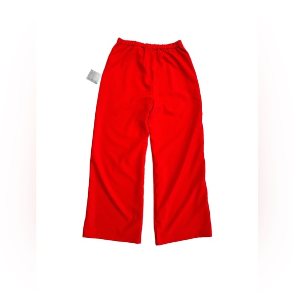 LULUS ~ Elegant Red Halter 2-Piece Wide Leg Pantsuit size XL - Picture 10 of 11